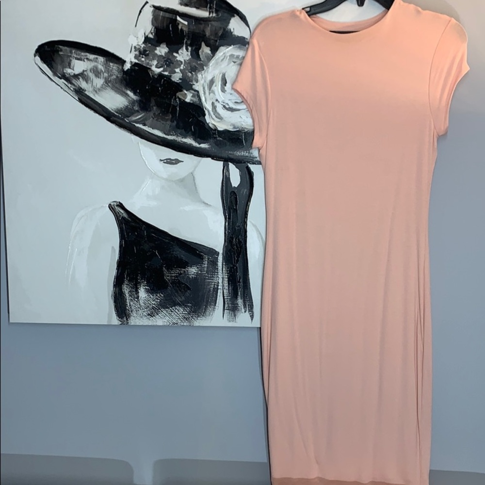 Light peach/pink dress